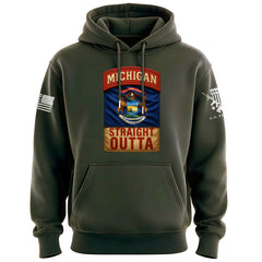Straight Outta Michigan Hoodie