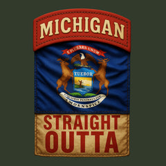 Straight Outta Michigan Hoodie