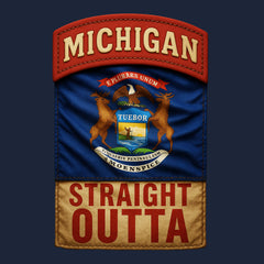 Straight Outta Michigan Hoodie