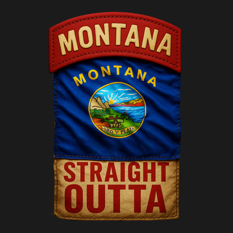 Straight Outta Montana Hoodie