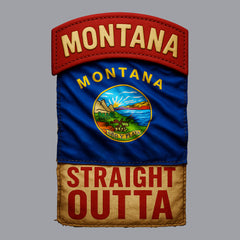 Straight Outta Montana Hoodie
