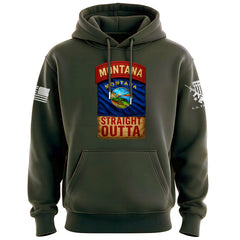 Straight Outta Montana Hoodie