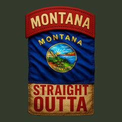 Straight Outta Montana Hoodie