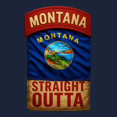 Straight Outta Montana Hoodie