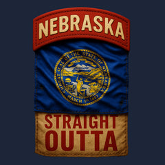 Straight Outta Nebraska Hoodie