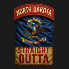 Straight Outta North Dakota Hoodie