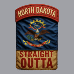 Straight Outta North Dakota Hoodie
