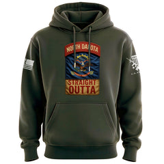 Straight Outta North Dakota Hoodie