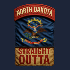 Straight Outta North Dakota Hoodie