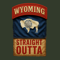 Straight Outta Wyoming Hoodie