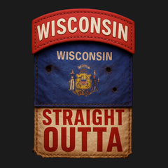 Straight Outta Wisconsin Hoodie