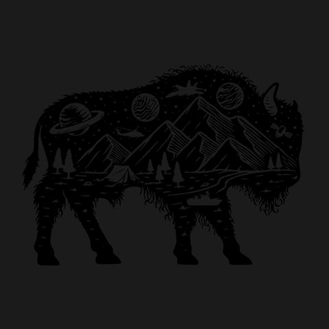 Surreal Buffalo Hoodie