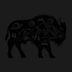 Surreal Buffalo Hoodie