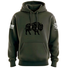 Surreal Buffalo Hoodie