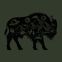 Surreal Buffalo Hoodie
