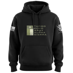 TANGO ECHO XRAY ALPHA SIERRA DRAB Hoodie