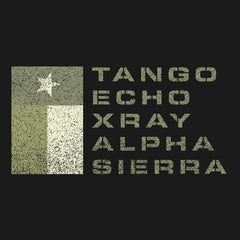 TANGO ECHO XRAY ALPHA SIERRA DRAB Hoodie