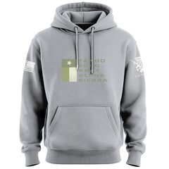 TANGO ECHO XRAY ALPHA SIERRA DRAB Hoodie