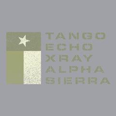 TANGO ECHO XRAY ALPHA SIERRA DRAB Hoodie