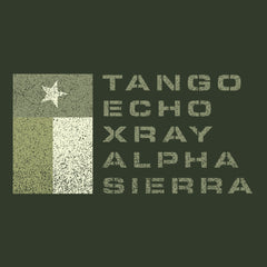 TANGO ECHO XRAY ALPHA SIERRA DRAB Hoodie