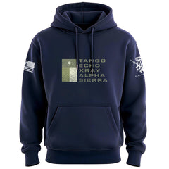 TANGO ECHO XRAY ALPHA SIERRA DRAB Hoodie