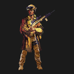 Tactical Davy Crockett Square Hoodie