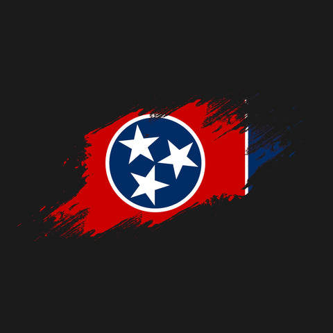 Tennessee Flag Paint Swatch Hoodie