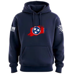Tennessee Flag Paint Swatch Hoodie
