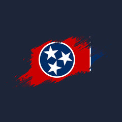 Tennessee Flag Paint Swatch Hoodie