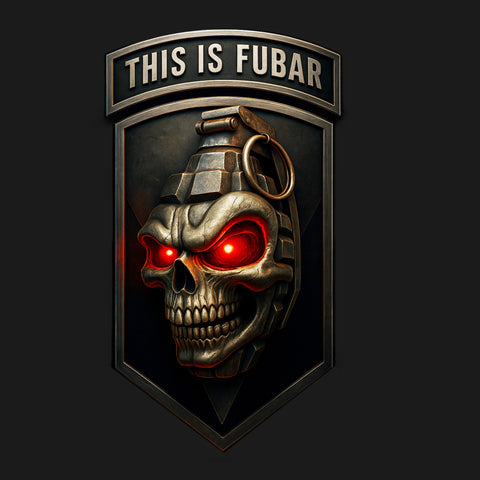 This is FUBAR Skull Grenade Hoodie