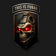 This is FUBAR Skull Grenade Hoodie