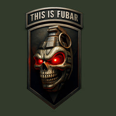 This is FUBAR Skull Grenade Hoodie