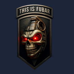 This is FUBAR Skull Grenade Hoodie