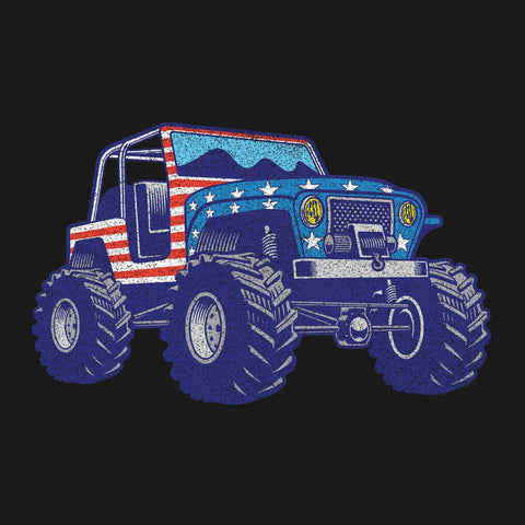 USA FLAG Jeep Hoodie