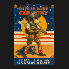 USAMM Army Uncle Sam Version 2 Hoodie