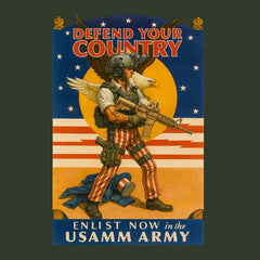 USAMM Army Uncle Sam Version 2 Hoodie