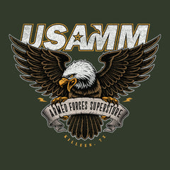 USAMM Eagle Biker Style Hoodie