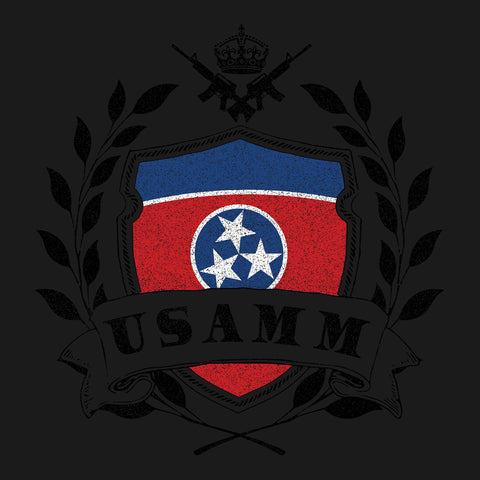USAMM Shield Tennessee Flag Hoodie