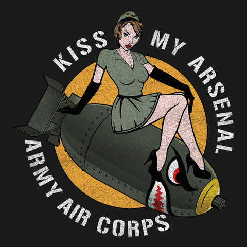 US ARMY AIR CORPS BOMB PINUP  Hoodie