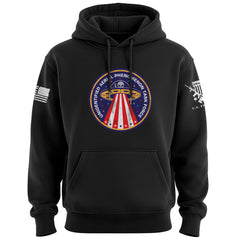 Unidentified Aerial Phenomenon Task Force Circle Graphic Hoodie