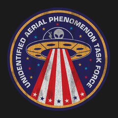 Unidentified Aerial Phenomenon Task Force Circle Graphic Hoodie
