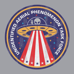 Unidentified Aerial Phenomenon Task Force Circle Graphic Hoodie