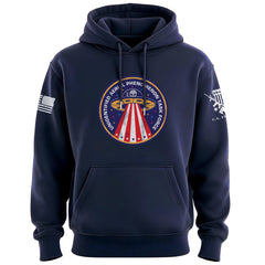 Unidentified Aerial Phenomenon Task Force Circle Graphic Hoodie