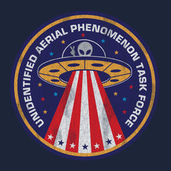 Unidentified Aerial Phenomenon Task Force Circle Graphic Hoodie