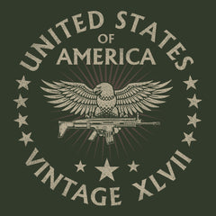 United States of America Vintage XLVII Hoodie