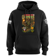 Vintage Zombies in the Nam Comic Hoodie