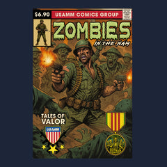 Vintage Zombies in the Nam Comic Hoodie