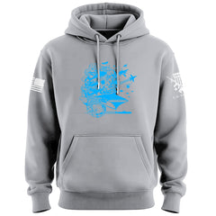 Cyberpunk Koi Design Carrier Battle Group Hoodie