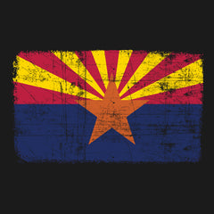 Distressed Arizona Flag Hoodie