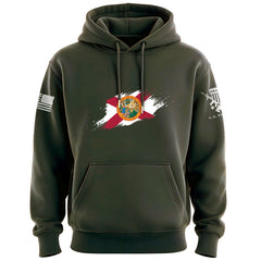 Florida Flag Paint Swatch Hoodie